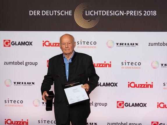 Ehrenpreis des Deutschen Lichtdesign-Preises 2018 für Prof. Christian Bartenbach